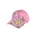 Καπέλο ροζ τζόκεϊ με print πεταλούδες