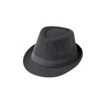 Καπέλο καβουράκι μαύρο τσόχινο