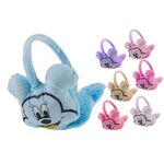 Αυτάκια παιδικά μονόχρωμα με γούνα Minnie