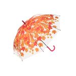 Ομπρέλα 8 ακτίνων διάφανη με αυτόματο μπαστούνι Seasons