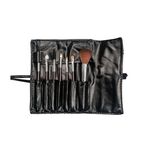 Beautifly Μαύρο Σετ πινέλων μακιγιάζ σε θήκη 7 τμχ