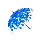 Ομπρέλα 8 ακτίνων διάφανη με αυτόματο μπαστούνι Seasons