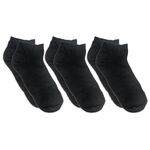Κάλτσες χαμηλές μαύρες ανδρικές 40-46 3 ζεύγη