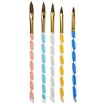 Πινέλο για ακρυλικά νύχια σετ 5 τμχ.