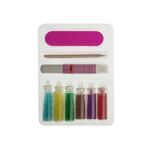 Strass για νύχια και εργαλεία εφαρμογής σετ 9 τμχ