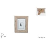 Art Home Ξύλινη μπεζ κορνίζα αντικέ 16.5x2x20.5cm