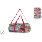 Σακ βουαγιάζ με ιμάντα ώμου και θαλασσινό θέμα 22x22x53cm