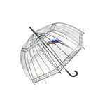 Ομπρέλα 8 ακτίνων Αυτόματη με μπαστούνι διάφανη με παραστάσεις