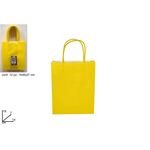 Σακούλα δώρου με διαστάσεις 18x7x14cm σε κίτρινο χρώμα