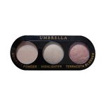 Umbrella Set 3in1 - Compact powder, Highlighter, Terracotta - 04 Fuschia