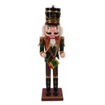 Χριστουγεννιάτικος διακοσμητικός ξύλινος καρυοθραύστης 10x8x38cm