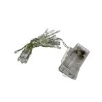 Λαμπάκια led λευκό θερμό 20 τμχ. μπαταρίας (με τις μπαταρίες)