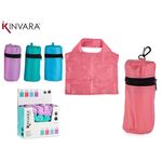 Kinvara Τσάντα για ψώνια με γάντζο σε 4 αποχρώσεις 46x55cm