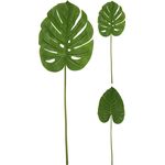 Διακοσμητικό κλαδί monstera σε πράσινο χρώμα 84cm