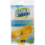 Γάντια καθαριότητας οικιακής χρήσης λάτεξ σε κίτρινο χρώμα