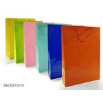 Σακούλα δώρου 26x32x10cm σε 6 χρώματα