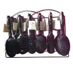 Beautifly Βούρτσα μαλλιών με μαξιλαράκι black and paint