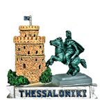 Κεραμικό μαγνητάκι σουβενίρ Μέγας Αλέξανδρος Thessaloniki