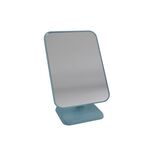 Επιτραπέζιος καθρέφτης σε γαλάζιο χρώμα 15x11x21cm