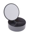 Καθρεφτάκι με κουτί οργάνωσης σε γκρι χρώμα 14x5cm