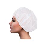 Λευκό σκουφάκι μπάνιου κατάλληλο για σάουνα