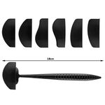 Σετ στενσιλ σιλικόνης για βάψιμο βλεφάρων 6pcs 18cm