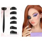 Σετ στενσιλ σιλικόνης για βάψιμο βλεφάρων 6pcs 18cm