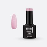 Lorin Gel Lacquer Ημιμόνιμο Βερνίκι 8ml. #262 (Pink Sparkling)