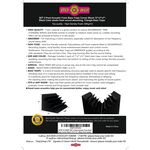 STOP TO SHOP! Bass Trap Αφρώδης Παγίδα Ηχομόνωσης 30.5x30.5x50cm Σετ 2τμχ