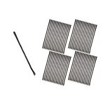 Τσιμπιδάκι μαλλιών 60 τμχ μαύρα