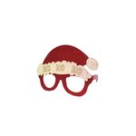 Γυαλιά προσώπου με χριστουγεννιάτικο σχέδιο με γκλίτερ σε 4 σχέδια