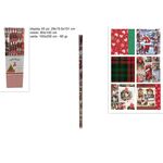 Χριστουγεννιάτικο χαρτί περιτυλίγματος με βάρος 60 γραμμάρια και διαστάσεις 100cmx200cm σε διάφορα σχέδια