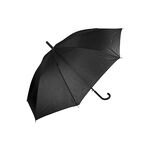 Ομπρέλα 8 ακτίνων με μπαστούνι μαύρη και αυτόματο μηχανισμό