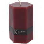 Pillar Candle Hexagon 7x10cm 3