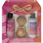 Σετ μπάνιου με αφρόλουτρο 100ml, 2 glitter bath balls 50gr & κρέμα σώματος 100ml