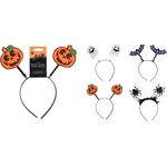 Αποκριάτικη στέκα μαλλιών Halloween με κολοκύθες