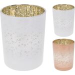 Tealight Holder Glass 2a 13cm
