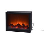 Διακοσμητικό ηλεκτρικό τζάκι led με καλώδιο 29x23cm