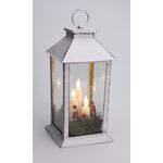 Lantern With Led Candle 29cm