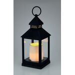Lantern With Led Candle 23cm