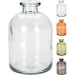 Vase Bottle Shape 17cm 4ass