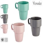 Κούπα γκρι πορσελάνινη χωρητικότητας 240ml