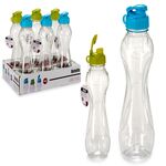 Παγουρίνο πλαστικό με μπλε καπάκι 8x25x8cm 500ml