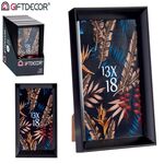 Κορνίζα πλαστική με διαστάσεις 13x18cm σε μαύρο χρώμα