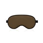 Μάσκα ύπνου σατινέ σε γκρι χρώμα 20x10cm