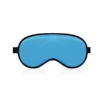 Μάσκα ύπνου σατινέ σε γκρι χρώμα 20x10cm