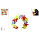 Αποκριάτικη στέκα μεταμφίεσης με χρωματιστά λουλούδια