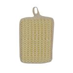 Σφουγγάρι απολέπισης από ύφασμα σε εκρού χρώμα 14x3.5x10.5cm