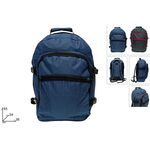 Σακίδιο πλάτης με 3 θήκες και ιμάντες σε μπλε σκούρο χρώμα 55x34x36cm