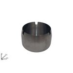 Μεταλλικό σταχτοδοχείο - τασάκι μαύρο 7.5x7.5x5cm